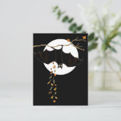 Funny Halloween Bat Briefkaart (Staand voorkant)