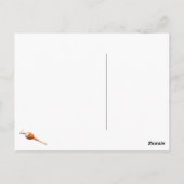 Funny Halloween Bat Briefkaart (Achterkant)