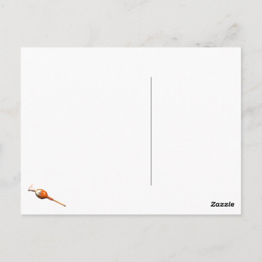 Funny Halloween Bat Briefkaart (Achterkant)