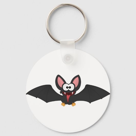 Funny Halloween Bat Sleutelhanger (Voorkant)