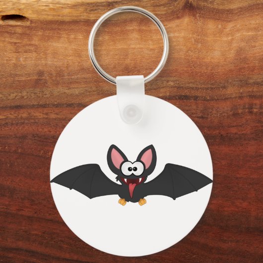 Funny Halloween Bat Sleutelhanger (Voorkant)
