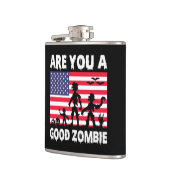 Funny Halloween ben je een goed Zombie Heupfles (Links)