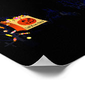 Funny Halloween Bigfoot Trick Or Treating - Bigfoo Poster (Hoek)