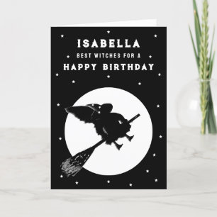 Funny Halloween Birthday Card Bedankkaart