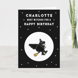Funny Halloween Birthday Card Bedankkaart