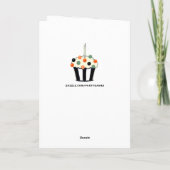 Funny Halloween Birthday Card Feestdagen Kaart (Achterkant)