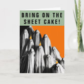 Funny Halloween Birthday Card Kaart (Voorkant)