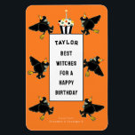 Funny Halloween Birthday Persoonlijke Kaart Magneet<br><div class="desc">Halloween humor voor iedereen. Geef tekst uit om naam toe te voegen en anders te personaliseren.</div>