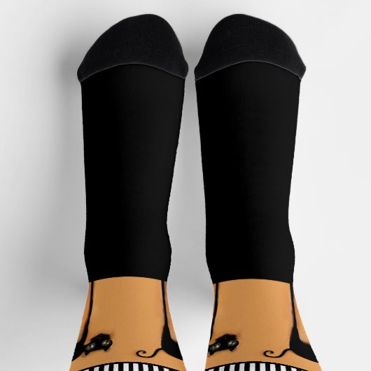 Funny Halloween Black Cat Sokken (Top)