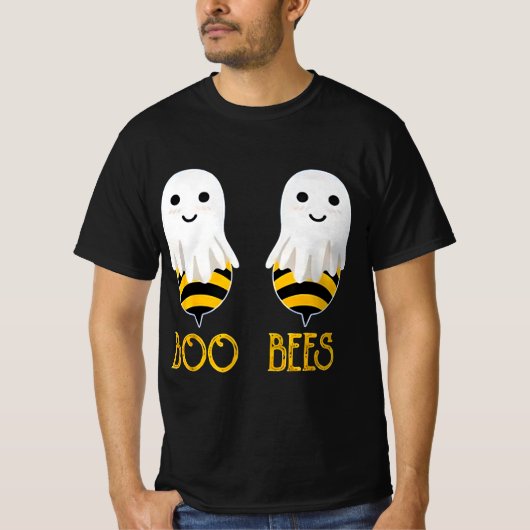 Funny Halloween Boo bijen T-shirt (Voorkant)
