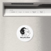 Funny Halloween Boo, wat er rond komt Magneet (Insitu (Vaatwasser))