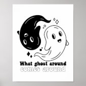 Funny Halloween Boo, wat er rond komt Poster (Voorkant)
