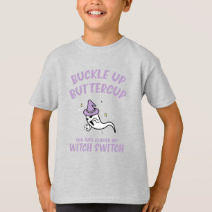 Funny Halloween breekt Buttercup witch-switch T-shirt
