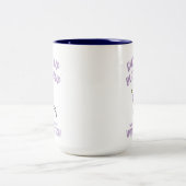 Funny Halloween breekt Buttercup witch-switch Tweekleurige Koffiemok (Center)