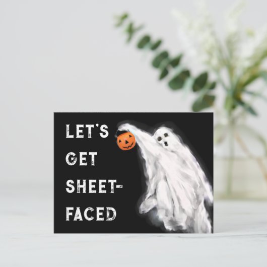 Funny Halloween Briefkaart (Staand voorkant)