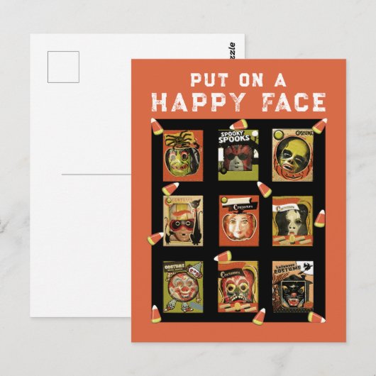 Funny Halloween Briefkaart (Voorkant / Achterkant)