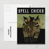 Funny Halloween Briefkaart (Voorkant / Achterkant)