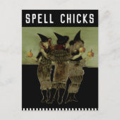 Funny Halloween Briefkaart (Voorkant)