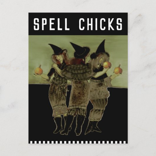 Funny Halloween Briefkaart (Voorkant)