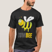 Funny Halloween Bumble Bee Zombee Zombie Graphic C T-shirt (Voorkant)
