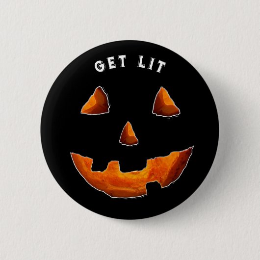 Funny Halloween Button (Voorkant)