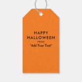 Funny Halloween Cadeaulabel (Achterkant)