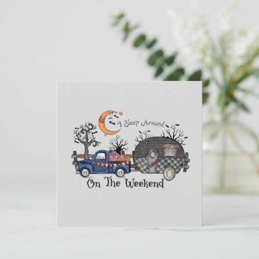 Funny Halloween Camping (Staand voorkant)