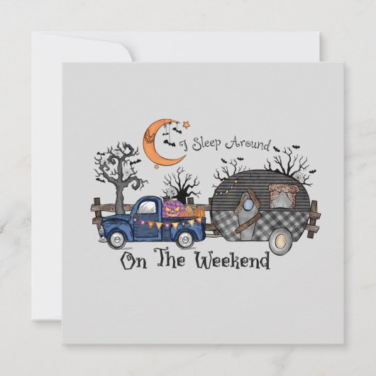 Funny Halloween Camping (Voorkant)