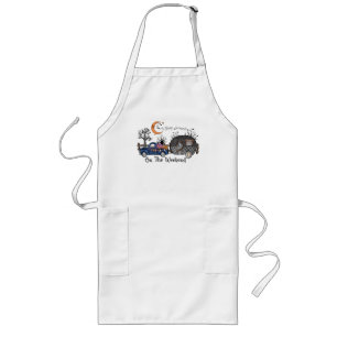 Funny Halloween Camping Lang Schort