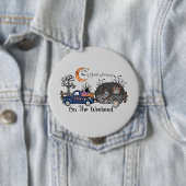 Funny Halloween Camping Ronde Button 4,0 Cm (In situ)