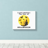 Funny Halloween Canvas Afdruk (Insitu (Houten vloer))