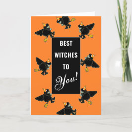 Funny Halloween Card Feestdagen Kaart