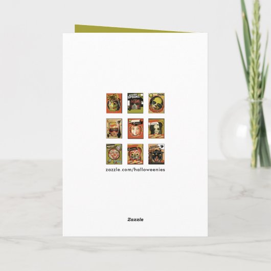 Funny Halloween Card Kaart (Achterkant)