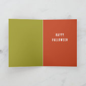 Funny Halloween Card Kaart (Binnen)