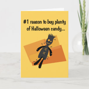 Funny Halloween Card Kaart