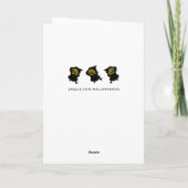 Funny Halloween Cards Kaart (Achterkant)