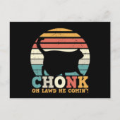 Funny  Halloween Cat Briefkaart (Voorkant)