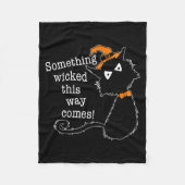 Funny Halloween Cat - Shakespeare Macbeth Quote  Fleece Deken (Voorkant)