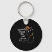 Funny Halloween Cat - Shakespeare Macbeth Quote  Sleutelhanger (Voorkant)