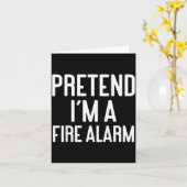 Funny Halloween Costume Party Pretend Im A Fire Al Kaart (Gele Bloem)