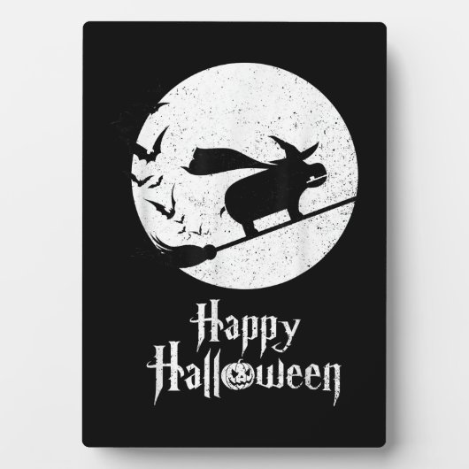 Funny Halloween Costume Witch Hippo Lover Gift Fotoplaat (voorkant)
