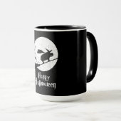 Funny Halloween Costume Witch Hippo Lover Gift Mok (Voorkant rechts)