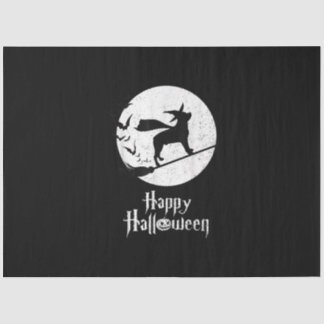 Funny Halloween Costume Witch Rottweiler Hondenlie Tissuepapier