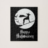 Funny Halloween Costume Witch WHIPPET Hondenliefhe Legpuzzel (Verticaal)