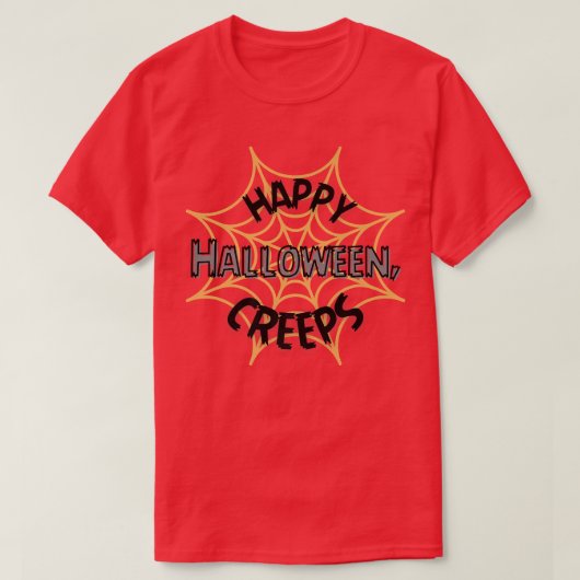 Funny Halloween Creeps Halloween Costume voor Mann T-shirt (Design voorkant)