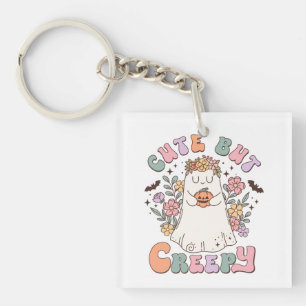 Funny Halloween Cute, maar Creepy Sleutelhanger