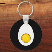 Funny Halloween Deviled Egg Costume Men Women Fun Sleutelhanger (Voorkant)