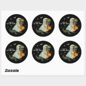 Funny Halloween Dinosaur Sticker (Vel)