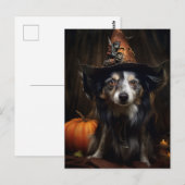 Funny Halloween Dog Briefkaart (Voorkant / Achterkant)