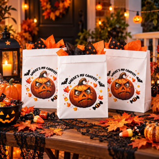 Funny Halloween Favor Bag Bedankzakje
